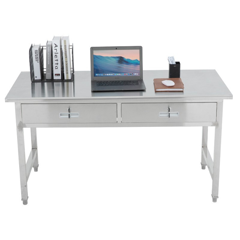 鼎将 不锈钢办公桌电脑桌写字桌办公台写字台实验室收银台无尘车间