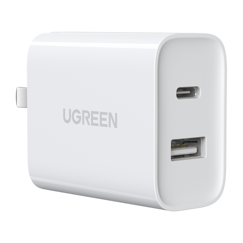 UGREEN 绿联 苹果充电器头iPhone15快充头type-c/usb多口插头PD20W