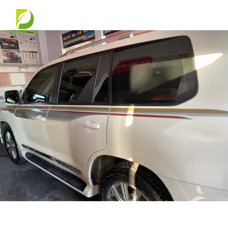 佳固 16-21款兰德酷路泽车身贴纸彩条 陆地巡洋舰装饰腰线拉花车贴 美国进口材质