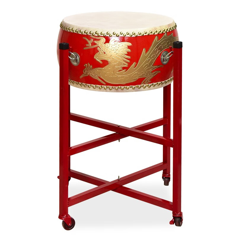 天】大鼓牛皮鼓战鼓锣鼓中国鼓红鼓成人儿童鼓演出舞蹈堂鼓乐器鼓龙鼓