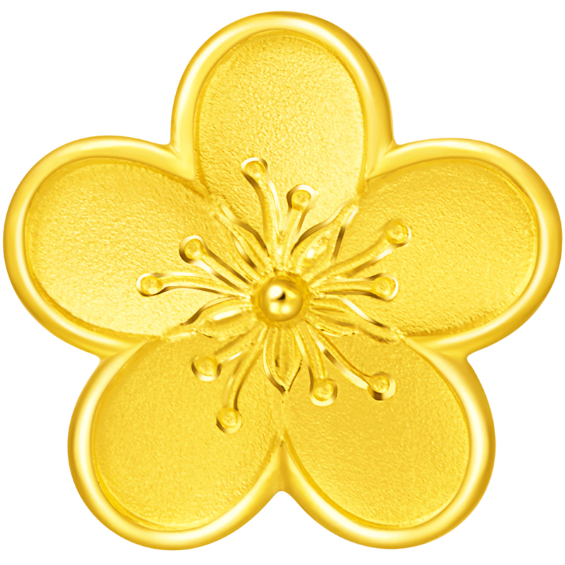 周大福小桃花黄金吊坠-历史价格走势&优质品牌推荐