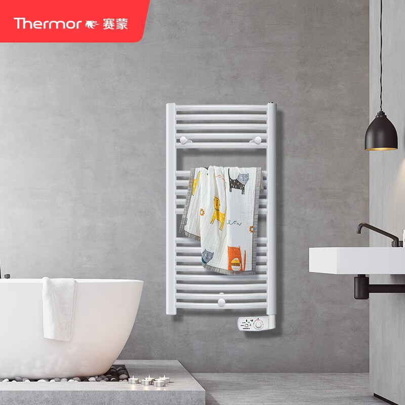 赛蒙（Thermor）原装进口卫浴散热器浴室暖气片家用卫浴间散热器壁挂智能电热烘干机 Corsaire 500（2-3m²卫浴）