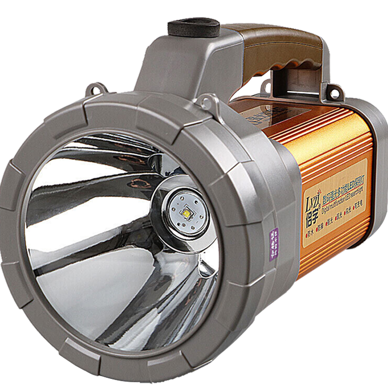 侶字強(qiáng)光手電筒遠(yuǎn)射20000充電家用防水長(zhǎng)續(xù)航超氙氣手提應(yīng)急探照燈 2832G-雙側(cè)燈-白光