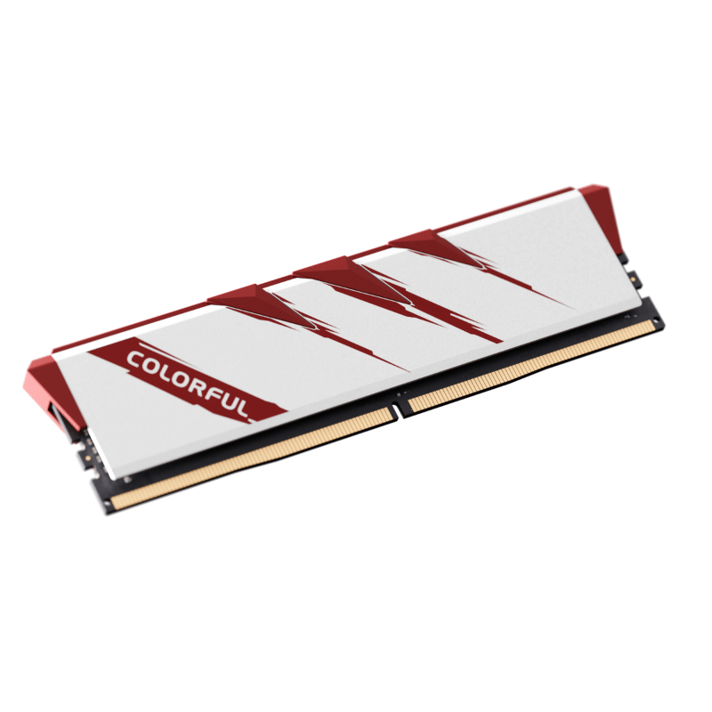 COLORFUL 七彩虹 战斧·赤焰系列 DDR5 6000MHz 台式机内存 马甲条 红白 32GB 16GBx2