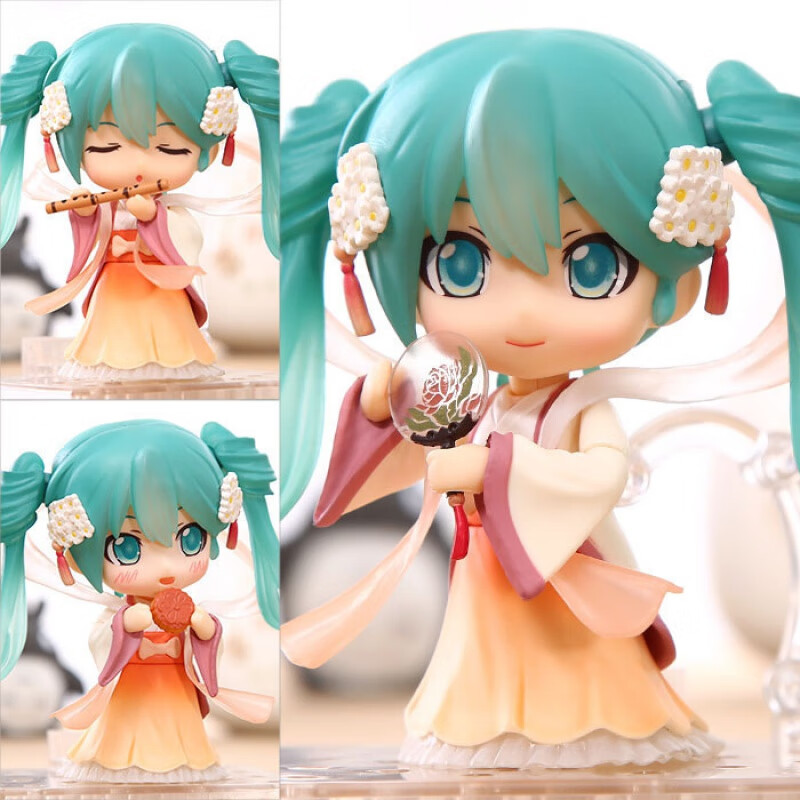 celebonq版粘土 初音未来miku 中秋明月 539#中秋初音 可动换脸儿童