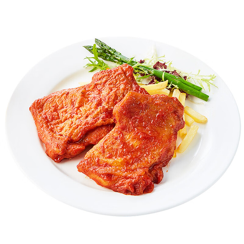 鸡腿排 腌制带皮鸡腿排 油炸嫩烤鸡腿排20片/袋 奥尔良风味去骨鸡腿排
