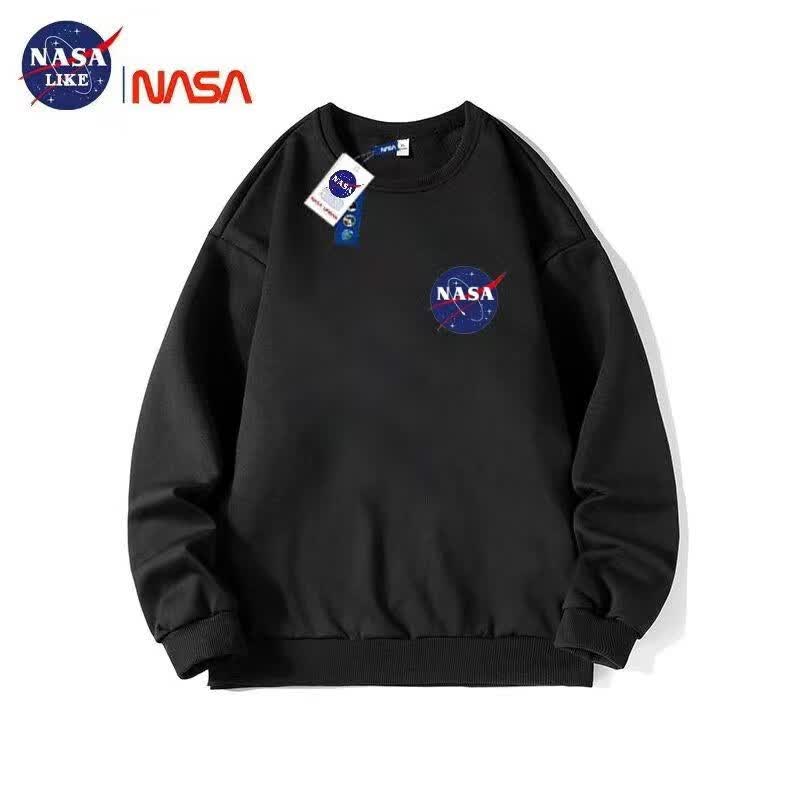 NASALIKE圆领卫衣男女休闲情侣装上衣潮纯棉卫衣 nasa黑 XL高性价比高么？