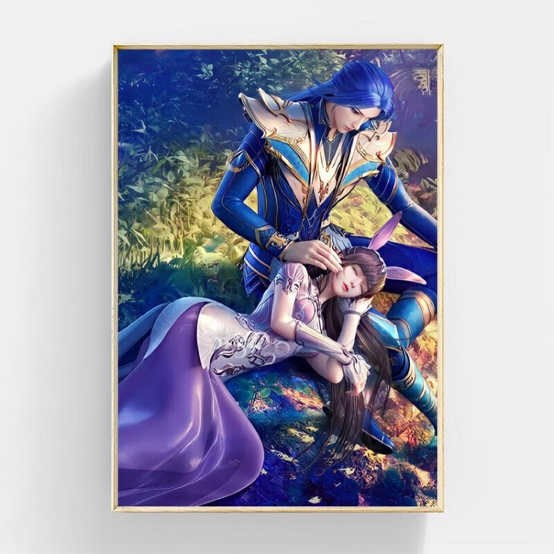 雅空数字油画diy动漫斗罗大陆 diy数字油画斗罗大陆国漫唐三 x628239