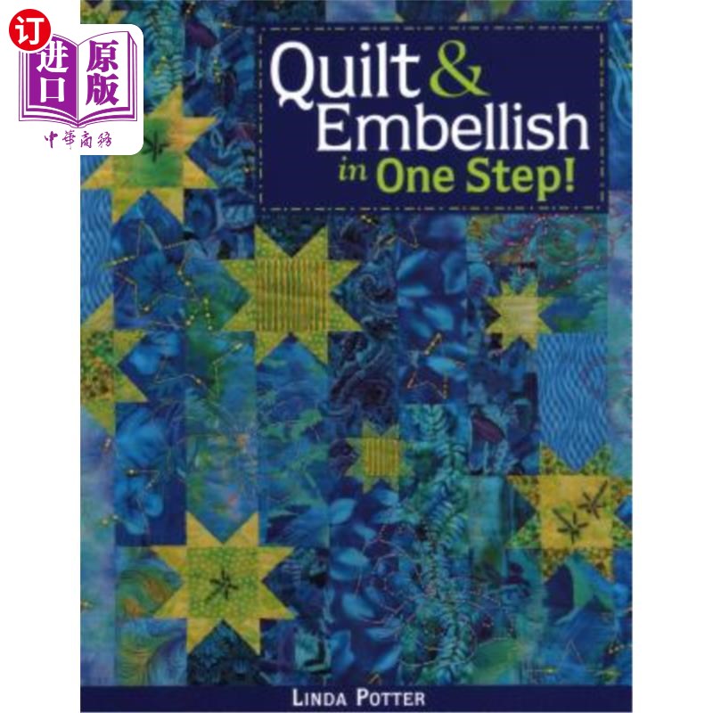 海外直订quilt & embellish in one step!