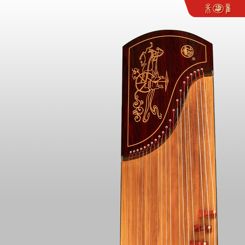 朱雀 古筝 420K 初学入门演奏古筝 考级古筝 民族乐器 西安音乐学院乐器厂 经典420K标配 深色面板