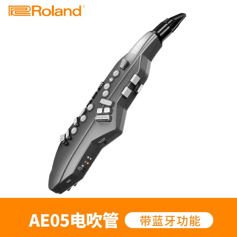 Roland 罗兰 AE10电吹管电萨克斯SAX 自带音源扬声器 新款AE05电吹管 AE05带蓝牙功能（Aerophone GO）