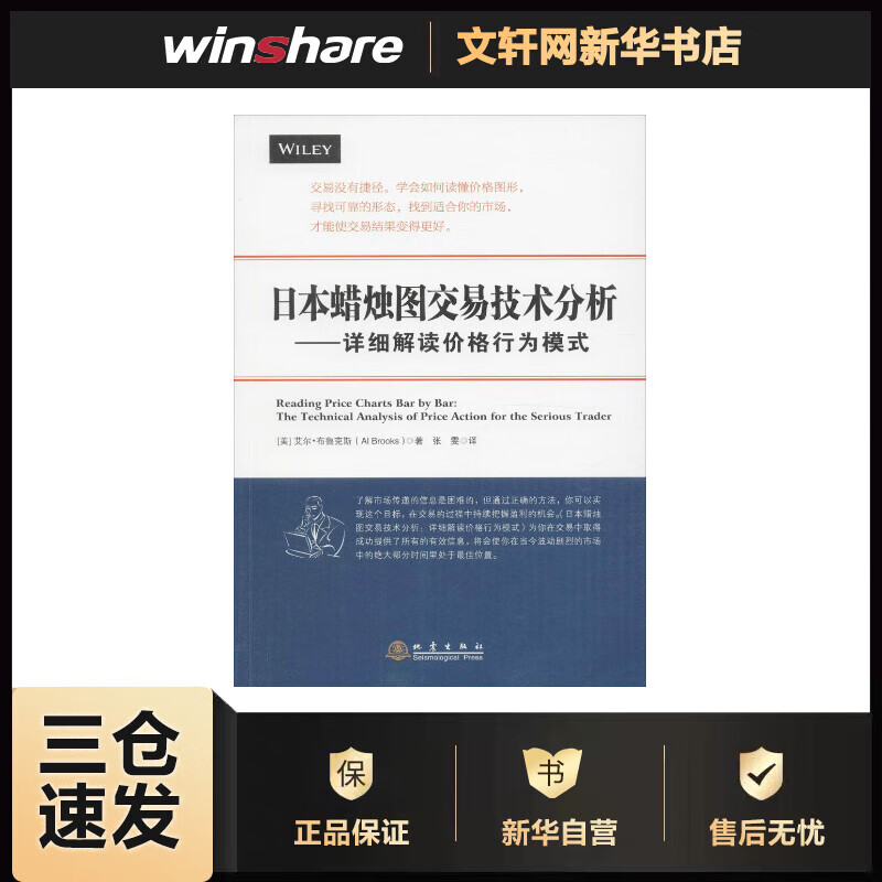 日本蜡烛图交易技术分析:详细解读价格行为模式 (美)艾尔·布鲁克斯(Al Brooks) ;张雯 译 书籍