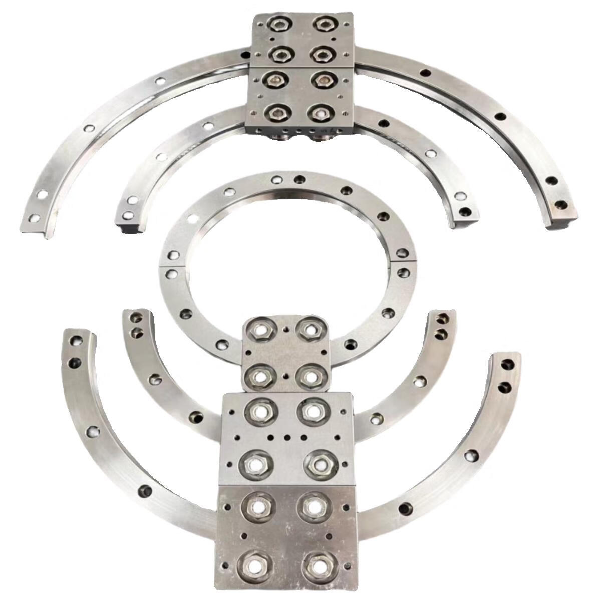 唤言国产环形圆弧导轨循环输送线t型v型滚轮滑动导轨滑块高精 轨滑块