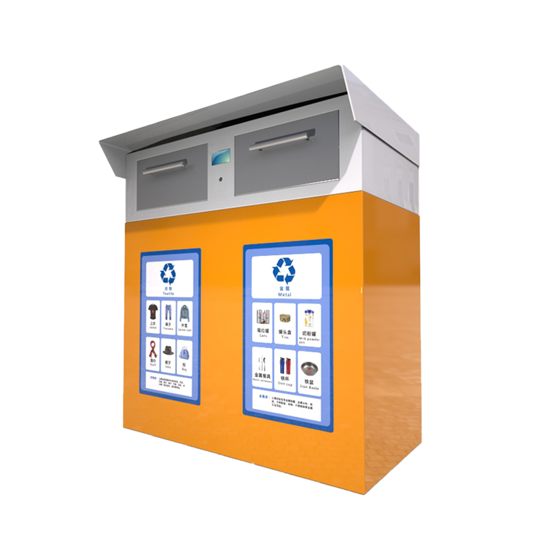 垃圾分类箱户外垃圾亭回收站小区废品投放垃圾桶感应 单分类智能箱