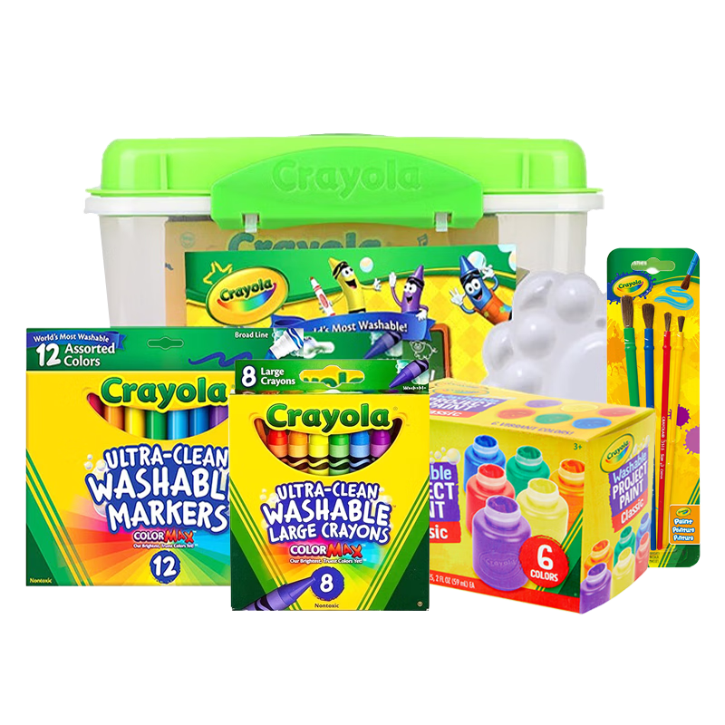 Crayola 绘儿乐 JD-2016 儿童绘画 12色及以下 经典可水洗礼盒