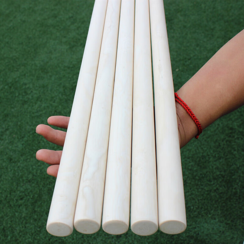 白蜡武术少林齐眉太极鞭白腊杆表演训练棍 开背50厘米2厘米(若开背用