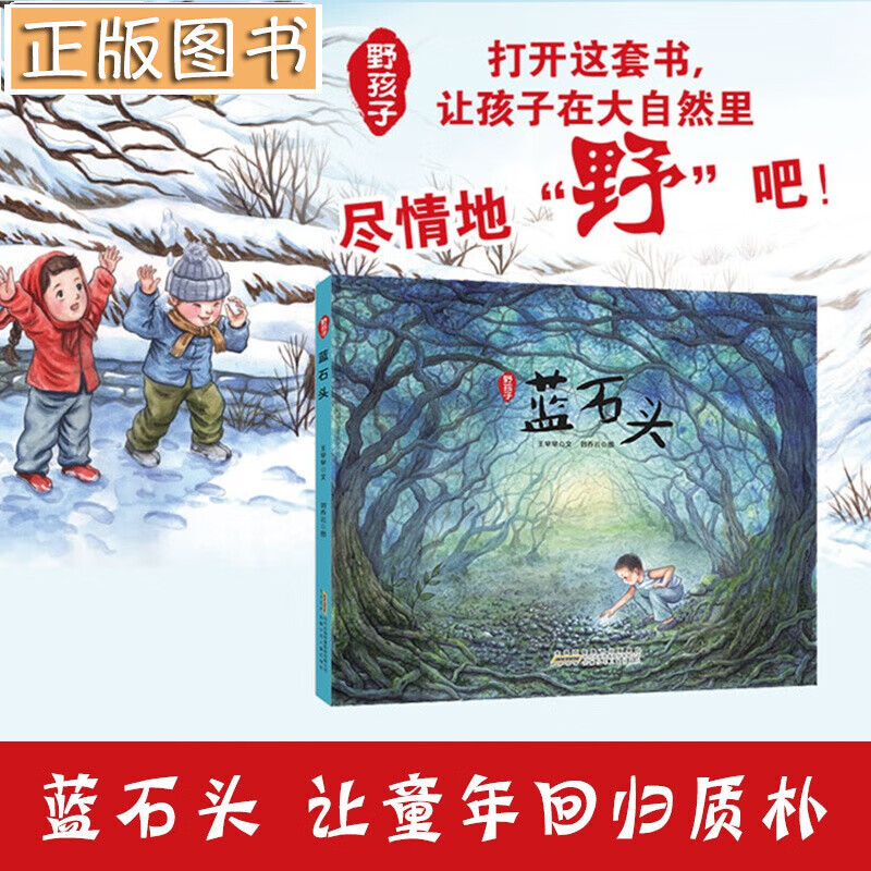 蓝石头精野孩子精装正版野孩子系列3 4 5 6 8周岁儿童绘本阅读丰子恺