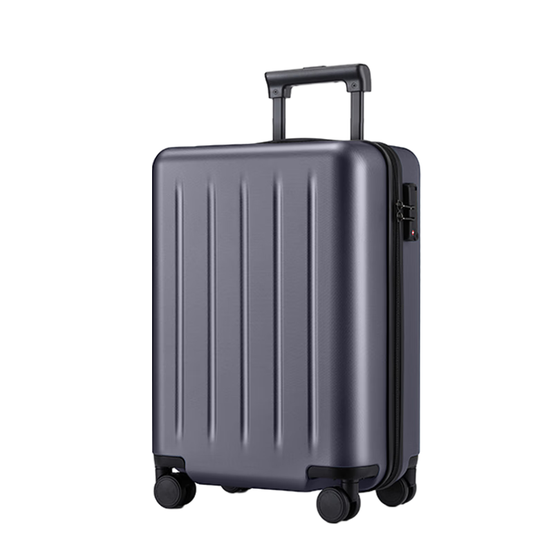 90分行李箱28英寸商务拉杆箱大容量旅行箱密码箱托运箱子多瑙河灰色