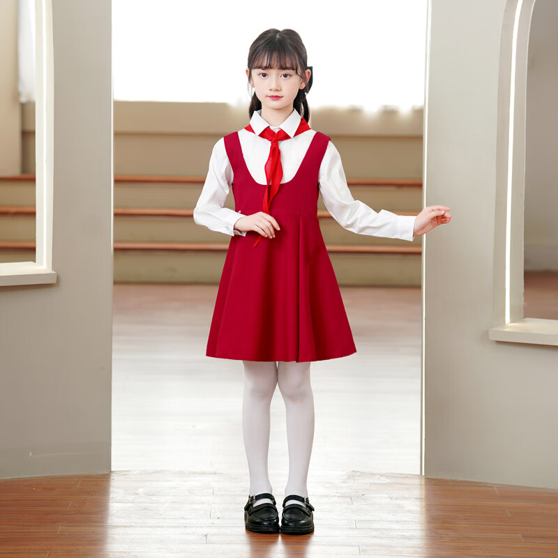 优朵米小学生演讲服装女生六一儿童演出服男女童红领巾中大合唱朗诵