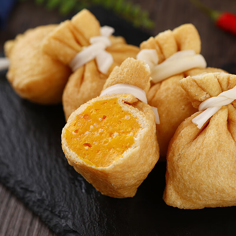 海欣鱼籽福袋鱼籽包鱼子福袋海底捞关东煮食材商用福袋包火锅丸子