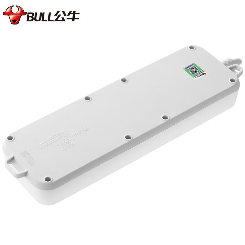公牛（BULL）插座/插线板/插排/排插/接线板/拖线板 8位总控全长1.8米 GN-B3440