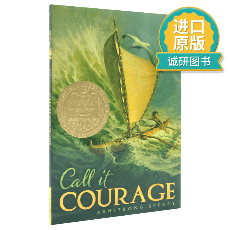 正版 英文原版小说 你那样勇敢 Call it Courage 勇气 纽伯瑞金奖作品 儿童文学课外阅读 Armstrong Sperry 进口英语书籍 英文版