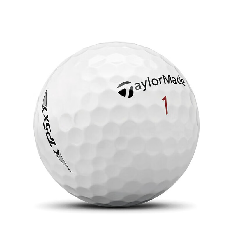 Taylormade泰勒梅高尔夫球TP5X 五层球 24新款专业比赛练习稳定远距离GOLF球 TP5X白色（12颗装）