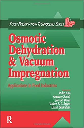 预订osmotic dehydration and vacuum impregnation: app