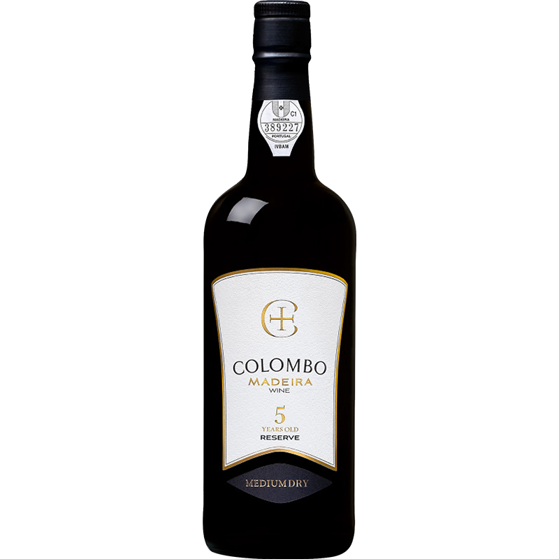 哥伦布（COLOMBO）【葡萄牙国家馆】原瓶进口葡萄酒 高度数甜红酒 珍藏版5年马德拉酒 750ml  2支装