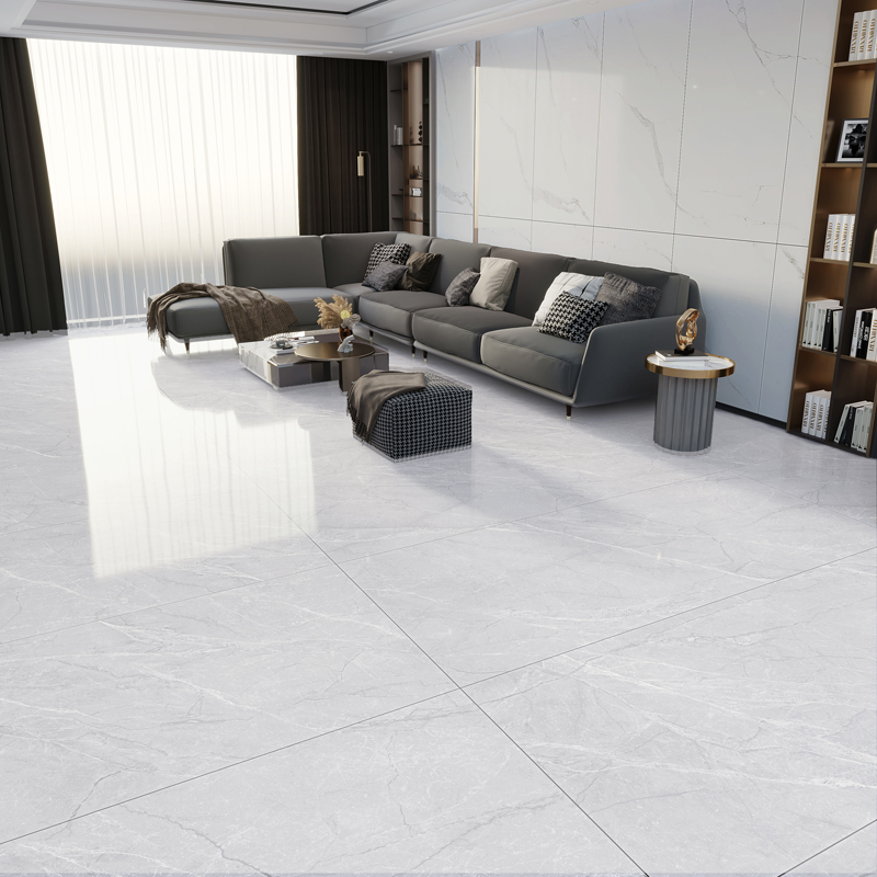 大理石地板砖欧式灰色全抛釉地砖室内磁砖厨房墙砖600x1200卧室地面