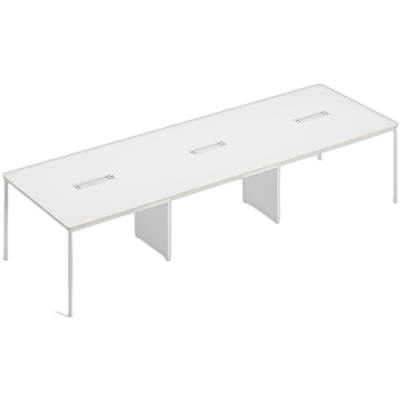 圣奥(sunon)办公桌椅组合会议桌长桌简约现代办公家具培训桌洽谈桌 暖白色 3.6米