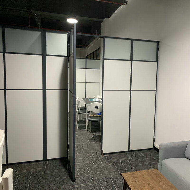 隔断墙板加门自己安装办公室屏风移动墙可拆卸隔板墙简约现代工厂 门