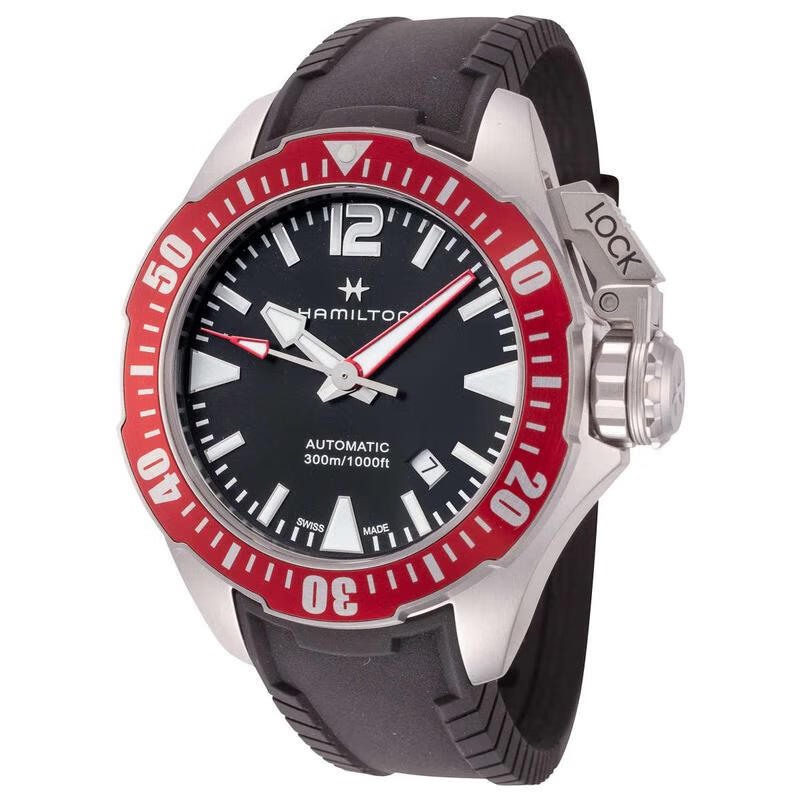 汉米尔顿(hamilton)汉密尔顿男表 卡其海军系列蛙人自动机械手表 瑞士