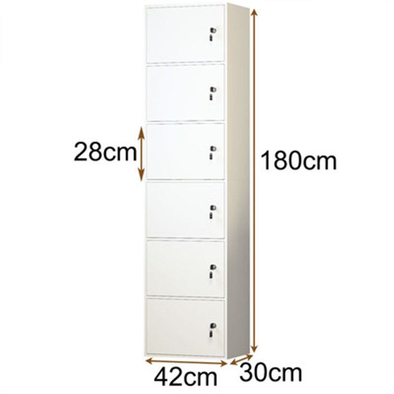 abdt美发店存包柜带锁柜子储物柜带门顾客存储柜收纳置物柜员工存衣柜