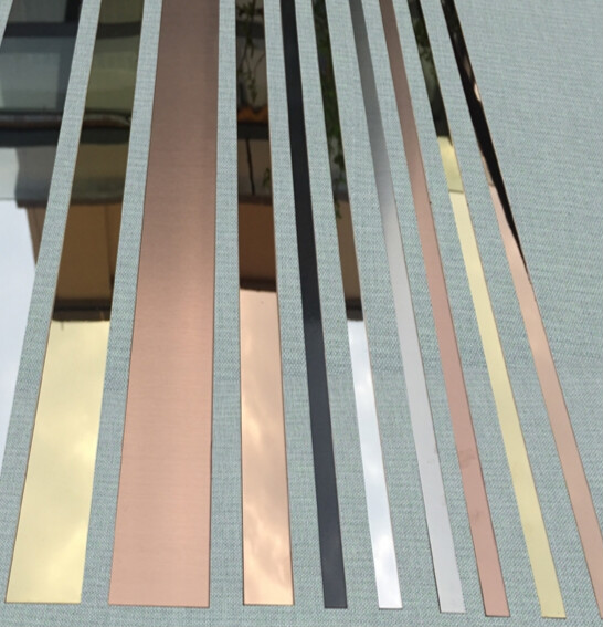 灿享建工不锈钢线条平板 装饰线条 黑钛金背景墙 吊顶包边条收边条