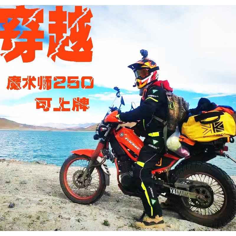 魔术师技巧攀爬赛250林道场地越野摩托车电喷可上牌重庆 桔色【隆鑫6