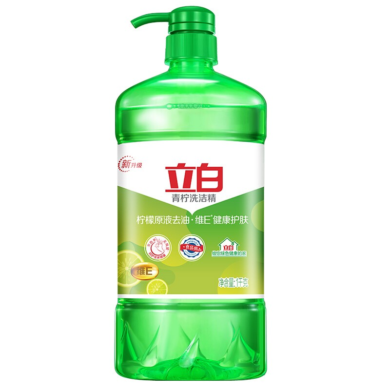 立白 青柠去油洗洁精 家庭装 1kg