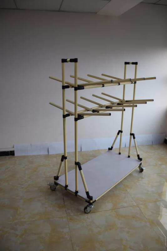 扑哩扑剌线束货架电线缆线束挂线货架复合管车间物料架线棒 900*500*