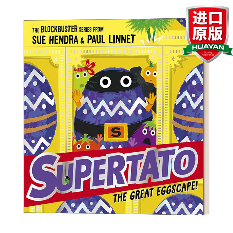 Supertato The Great Eggscap英文原版土豆超人大出逃 Sue Hendra& Paul Linnet绘本英文版进口英语原版书籍