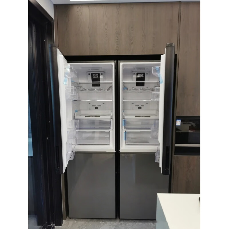 (尾货机)hitachi/日立 r-bf330jc 风冷无霜328l水晶玻璃门冰箱原装