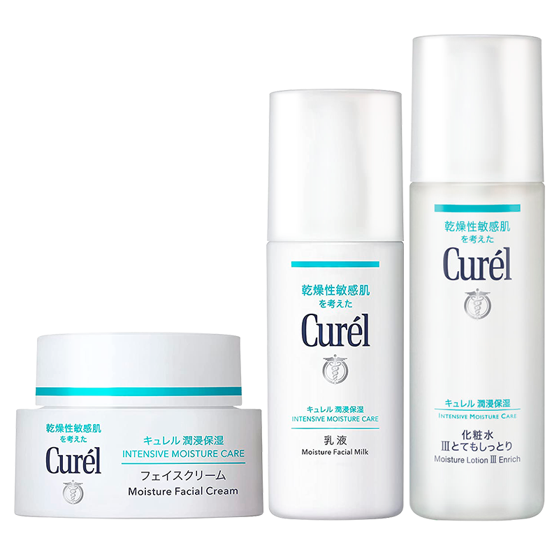 ���ڲ���������Curel��ˮ����˪����Ʒ��װ�ﶬ�ºͻ��������ʪ������Ů�����м���ױƷ ������ˮ����˪ 310ml ������