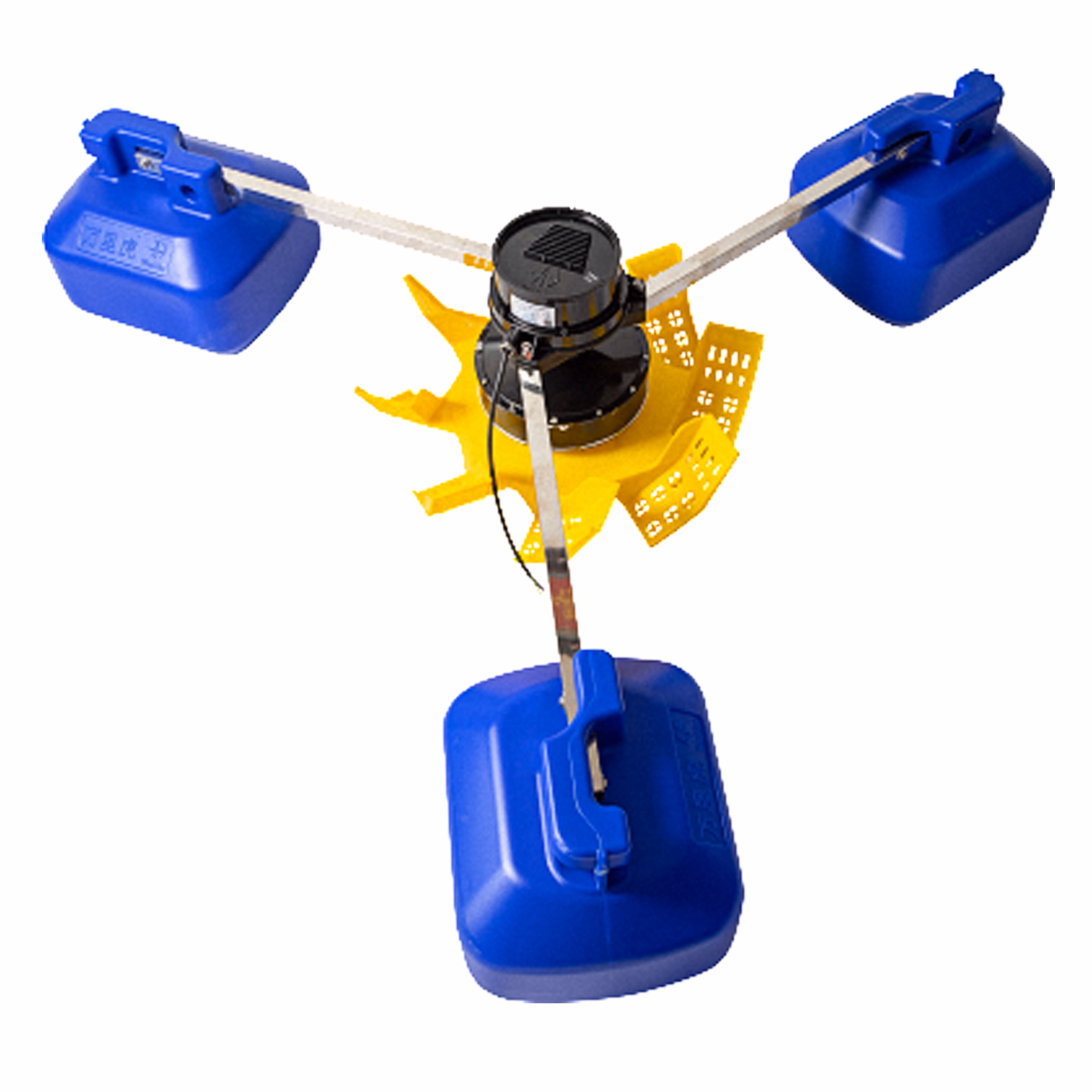 鱼塘增氧机变频大型养殖叶轮式全自动大功率浩顺氧气泵浮水泵220v