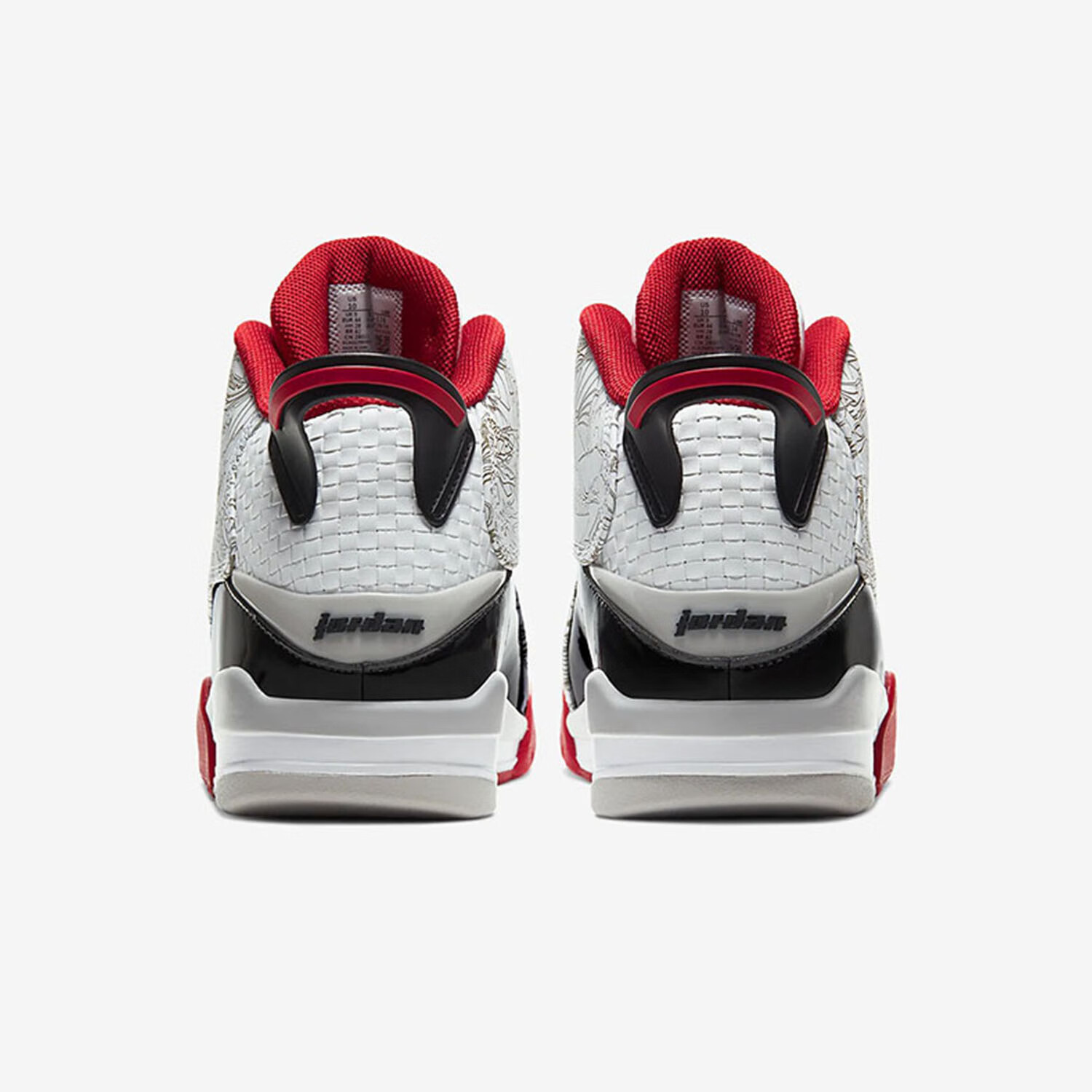 nike/耐克air jordan dub zero aj男鞋镭射黑红复古户外运动篮球鞋