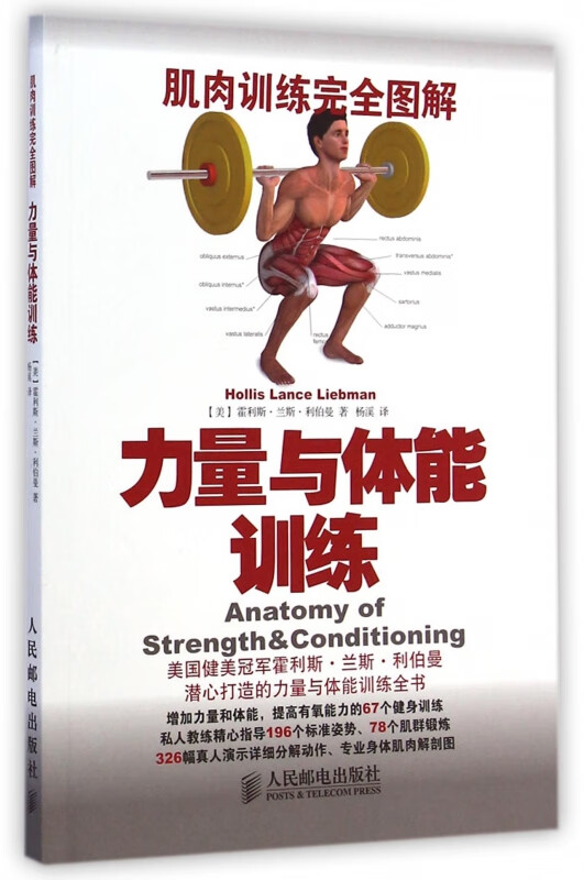 力量与体能训练 肌肉训练图解 媲美囚徒健身 硬派健身健身宝典 无器械健身书 型男常备 肌肉训练的基本功 练出你的体形