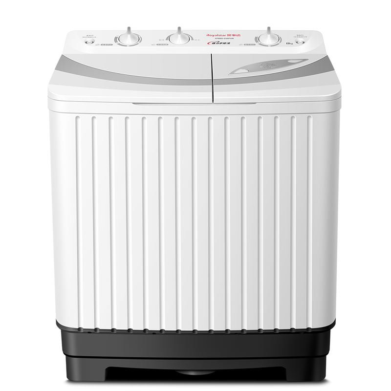 荣事达（Royalstar）大容量全半自动洗衣机波轮 小型迷你 家用宿舍租房双杠双桶脱水机 9KG飓风水流 强力洗涤