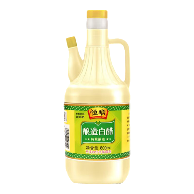 恒順釀造白醋 5度 800ml 涼拌提味炒菜腌制