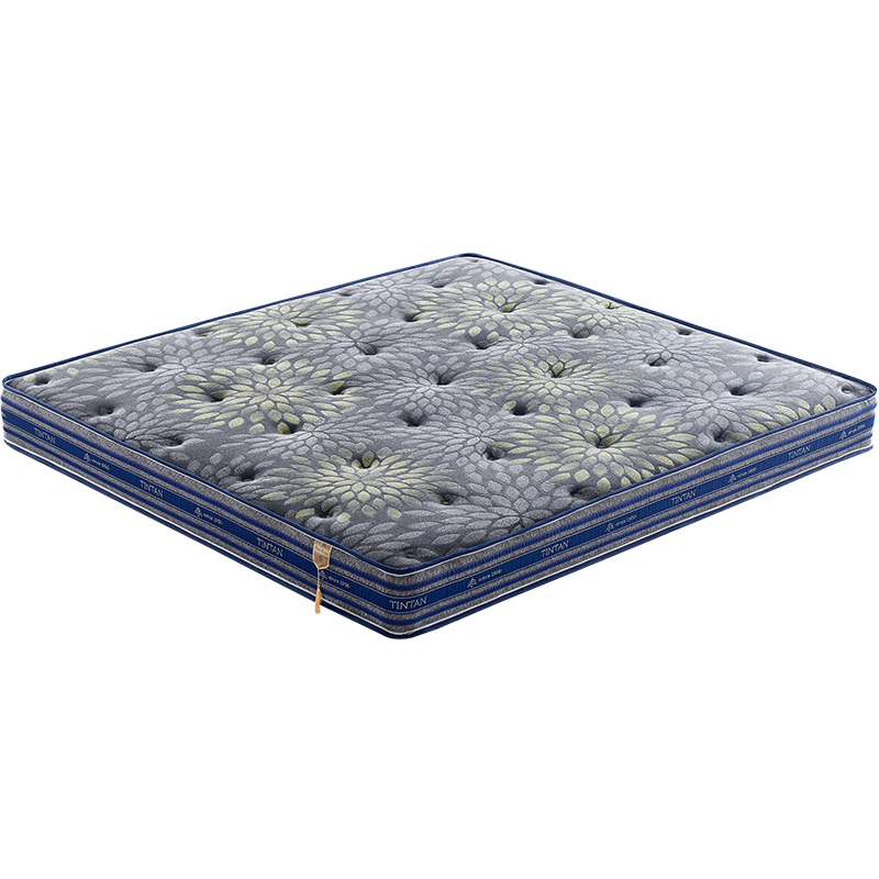 天坛家具 床垫 整网弹簧床垫 竹炭面料双人床垫子 护脊偏硬 1500*2000*200