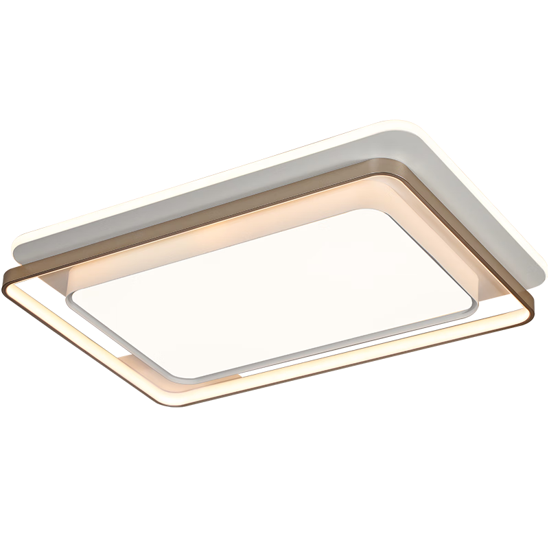 宏光照明现代简约吸顶灯客厅大灯智能灯具卧室餐厅灯LED房间灯 小方Z 55cm 36W变光 8-12m²适用