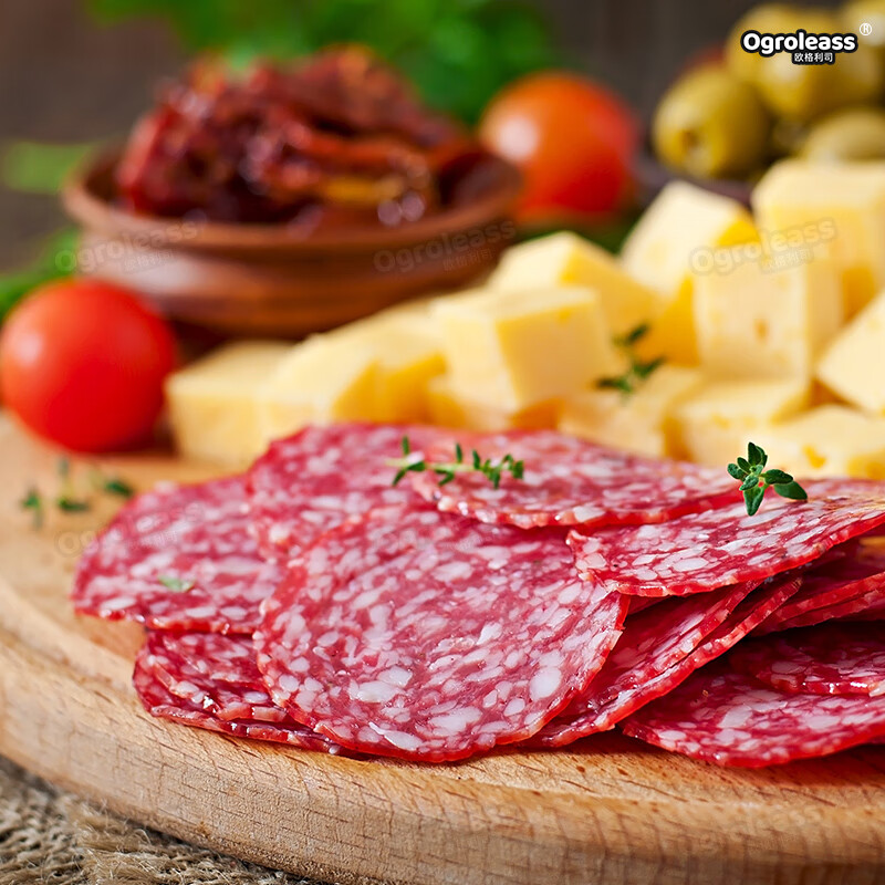 1812萨拉米香肠火腿片 西班牙意大利意式黑胡椒萨拉米火腿拼盘salmii