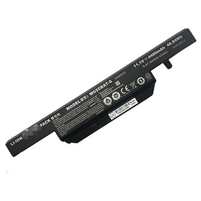 适用神舟州战神k650d-i7d2 k650d-i5d3 w650bat-6笔记本电脑电池 5200